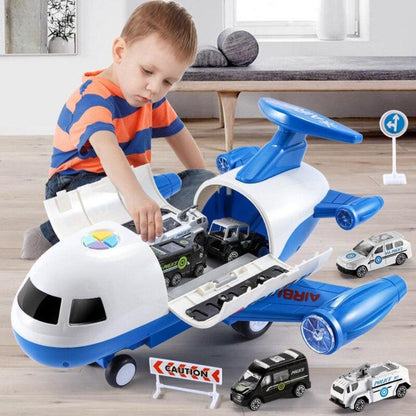 SkyBuilder™ | Flugzeugset mit Mini-Baufahrzeugen für kreative Entdecker