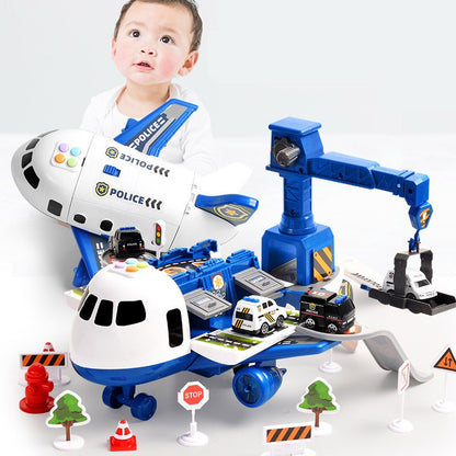 SkyBuilder™ | Flugzeugset mit Mini-Baufahrzeugen für kreative Entdecker