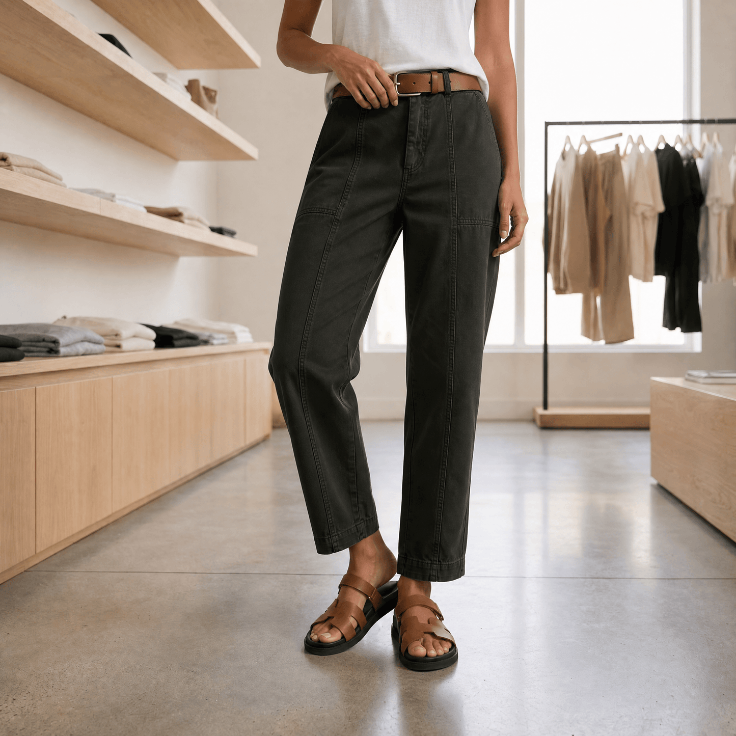 Marsona – Elegant geschnittene Utility-Hose für Arbeit und Freizeit