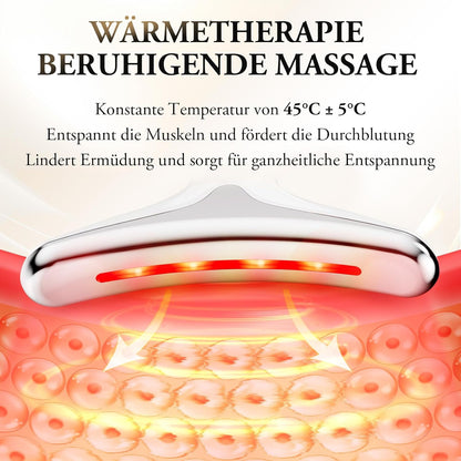 Vellista SkinLift™ | Mikrostrom & LED-Therapie für Gesicht & Hals | bekämpft Hautunreinheiten und lässt die Haut strahlen