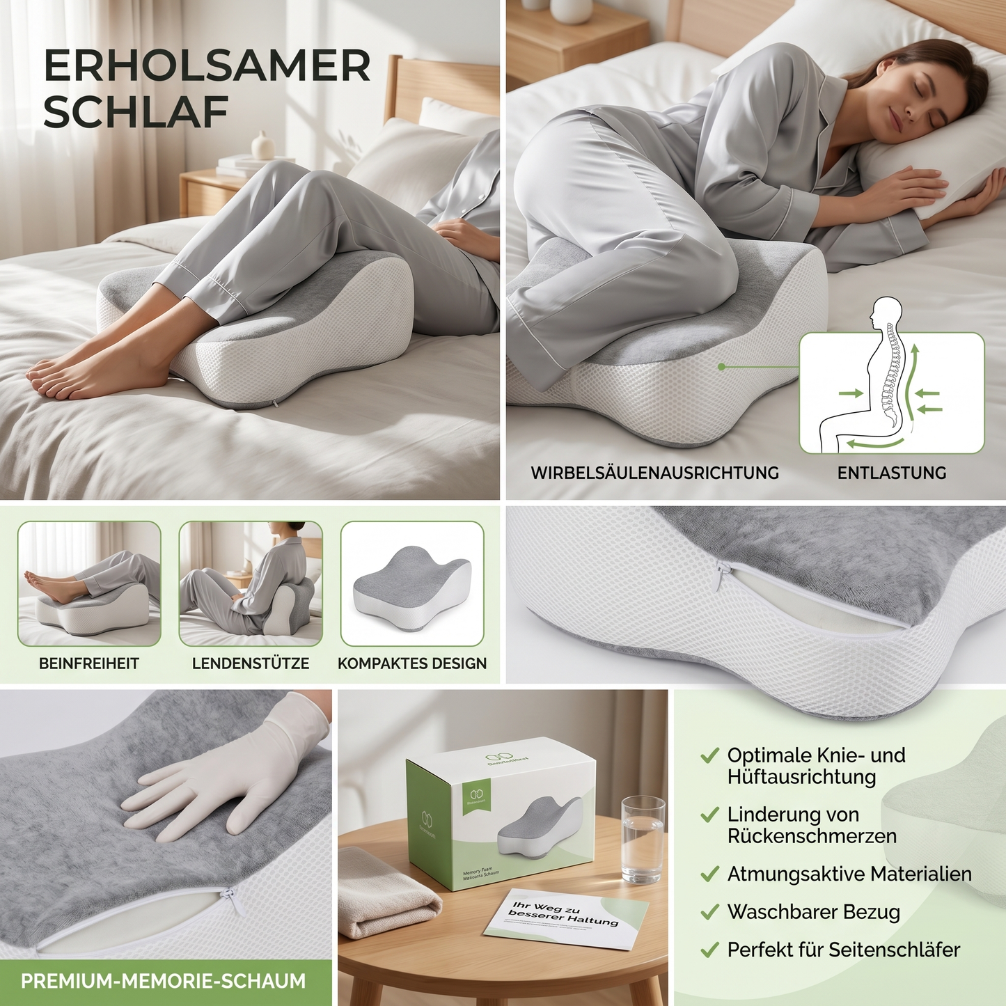 BackEase™ – Schlafe wie auf Wolken, jede Nacht