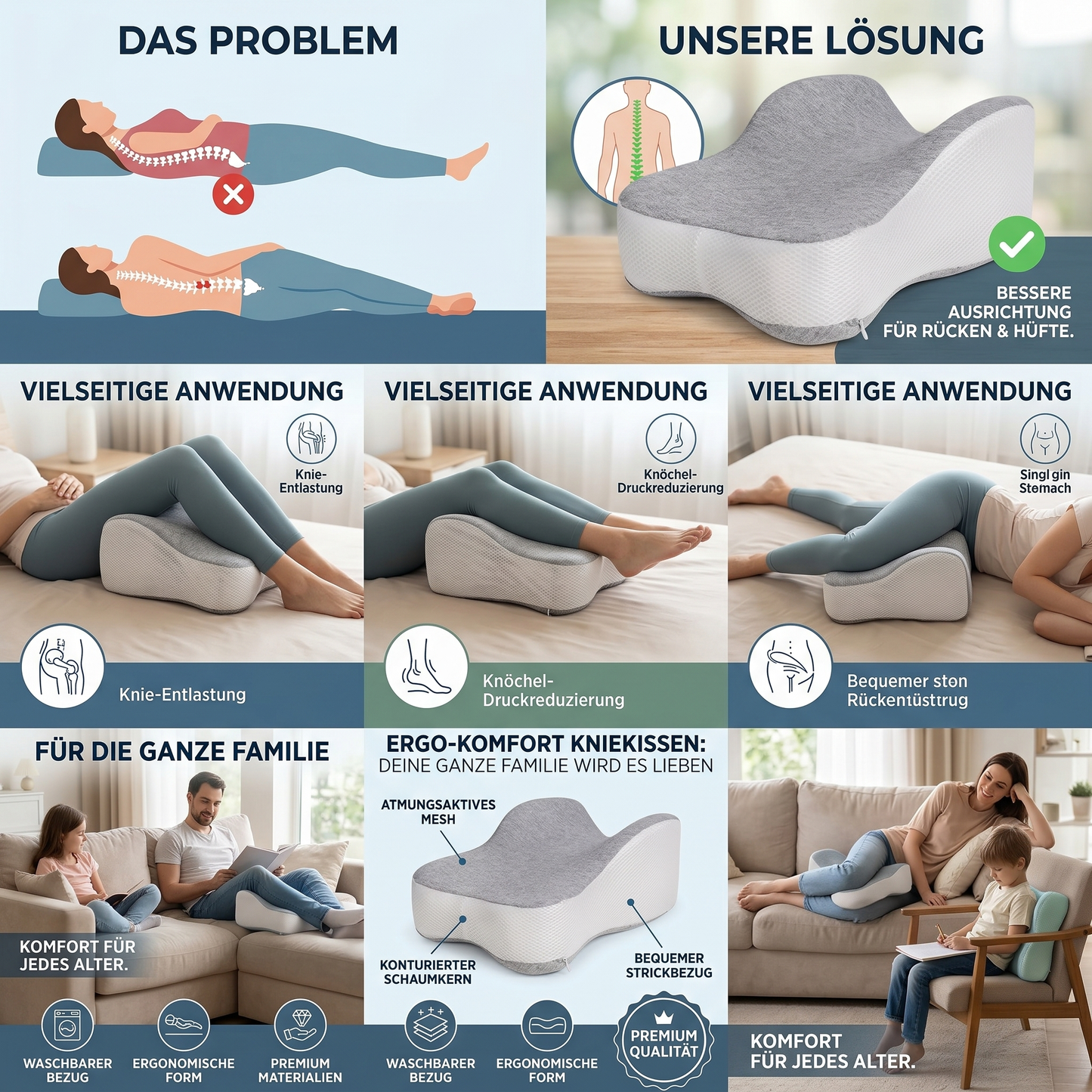 BackEase™ – Schlafe wie auf Wolken, jede Nacht