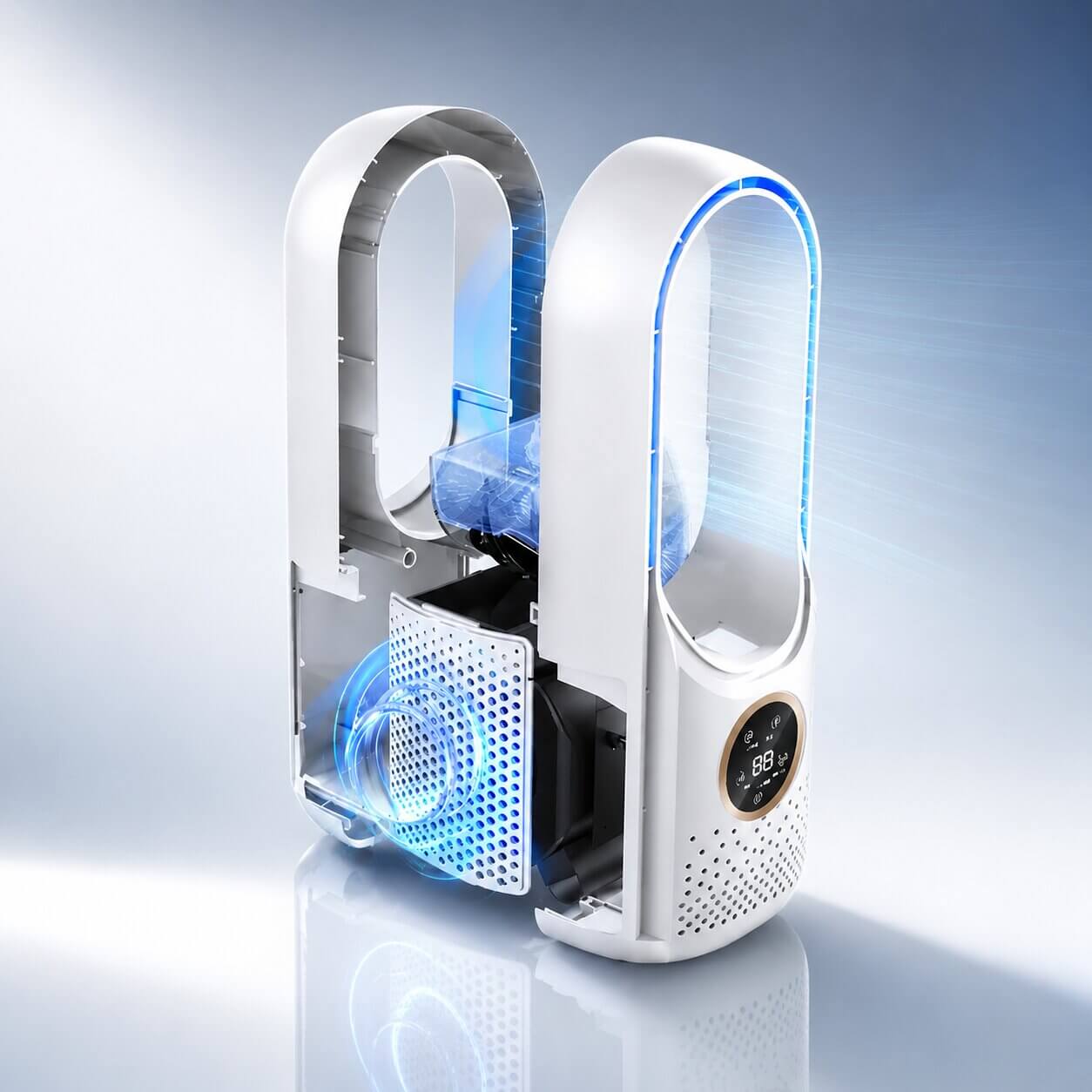 Turmventilator | Leiser Ventilator | Tischventilator | Flüsterkühl