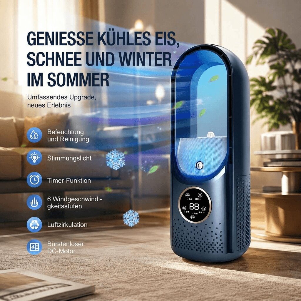 Turmventilator | Leiser Ventilator | Tischventilator | Flüsterkühl