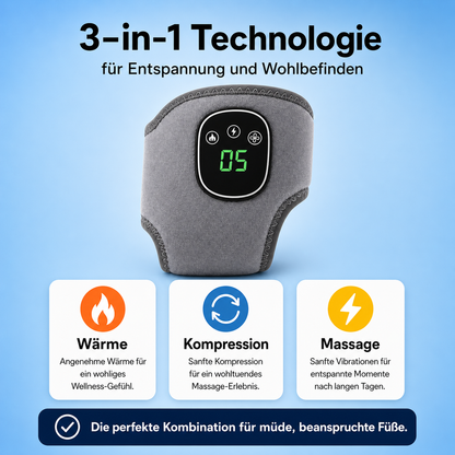 VitalPulse™ Fußmassagegerät mit Wärme für müde Füße