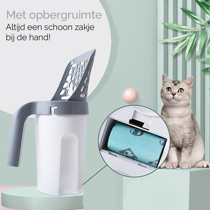 CleanPaw™ | Schaufel für das Katzenklo mit Nachfüllrollen [Letzter Tag Rabatt]