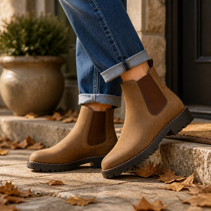 Traqora – Chelsea Boots mit weiter Passform und elastischen Einsätzen