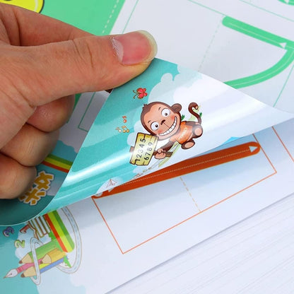 InkWell™ | Lesen & Schreiben Wiederverwendbares Arbeitsbuch für Kinder | 50% RABATT