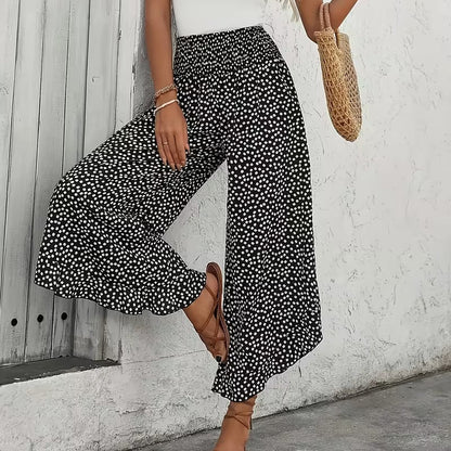Paola Serra™ Elegante Hose mit weitem Bein für selbstbewusste Alltagslooks