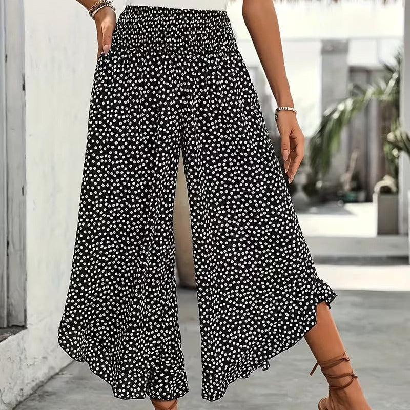 Paola Serra™ Elegante Hose mit weitem Bein für selbstbewusste Alltagslooks