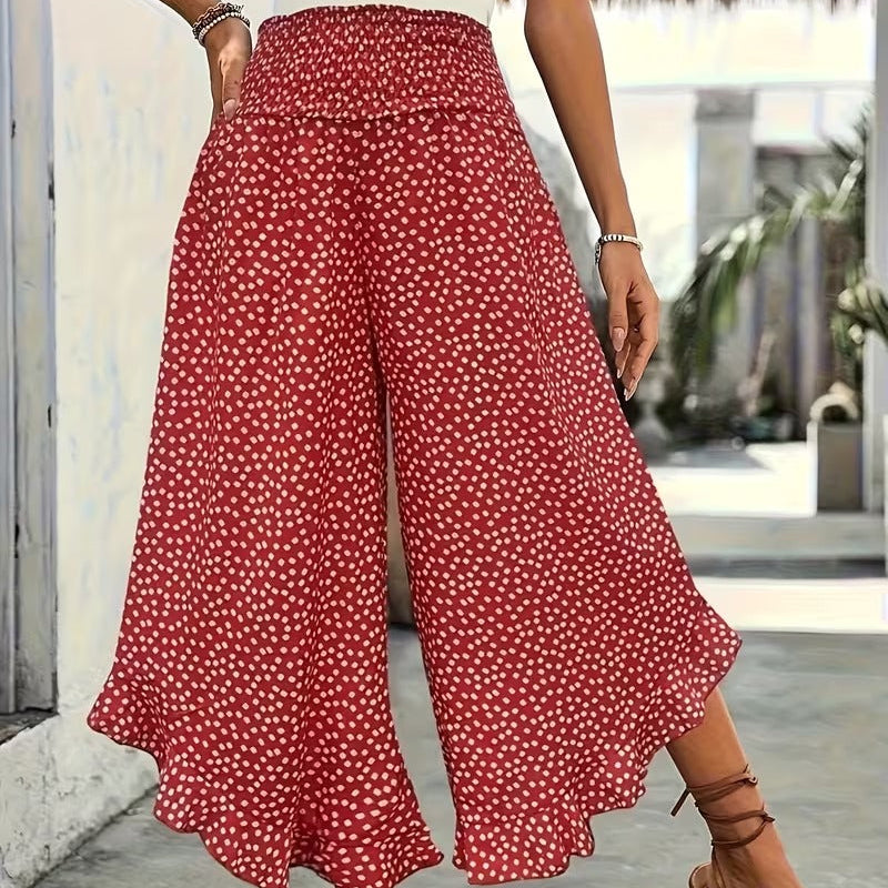 Paola Serra™ Elegante Hose mit weitem Bein für selbstbewusste Alltagslooks