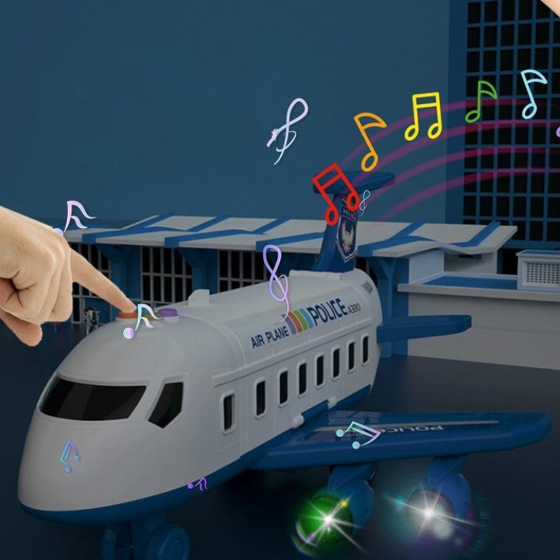 SkyBuilder™ | Flugzeugset mit Mini-Baufahrzeugen für kreative Entdecker