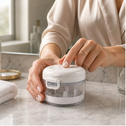 Pearlwave – Sonic Cleaning Case with Magnetic Seal for Aligners & Retainers + 50% OFF