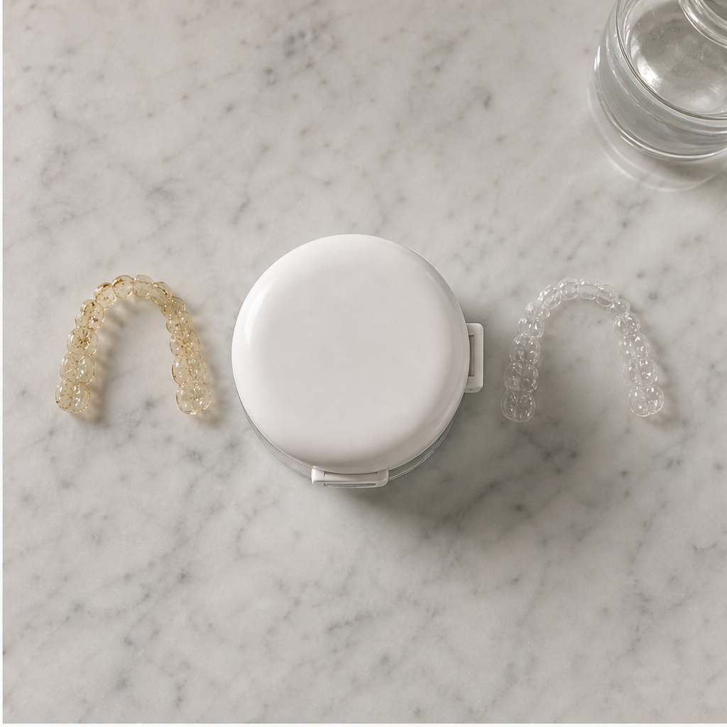 Pearlwave – Sonic Cleaning Case with Magnetic Seal for Aligners & Retainers + 50% OFF