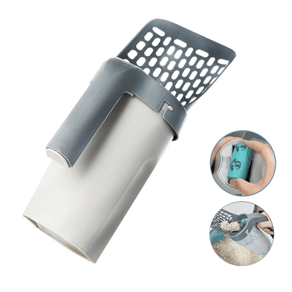 CleanScoop™ | Katzenstreuschaufel-Set mit Abfallbeuteln – Schnell und Hygienisch