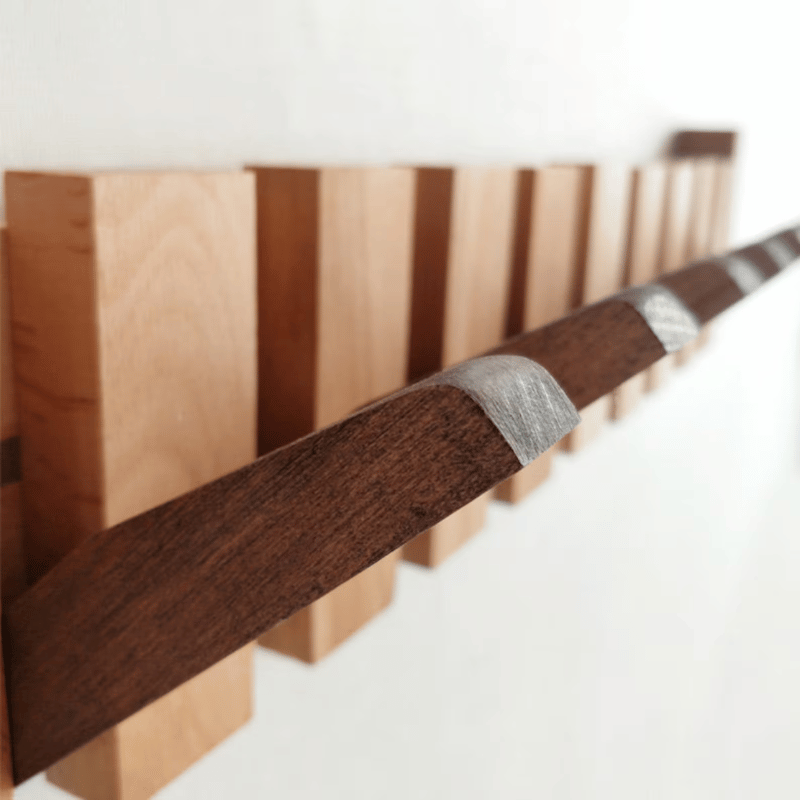 ChordRack – Wandhaken aus Holz zur stilvollen Aufbewahrung von Instrumenten und Zubehör