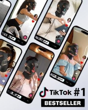 HautGlow™ | Rotlichtmaske | LED Gesichtsmaske | Haut Lichttherapie