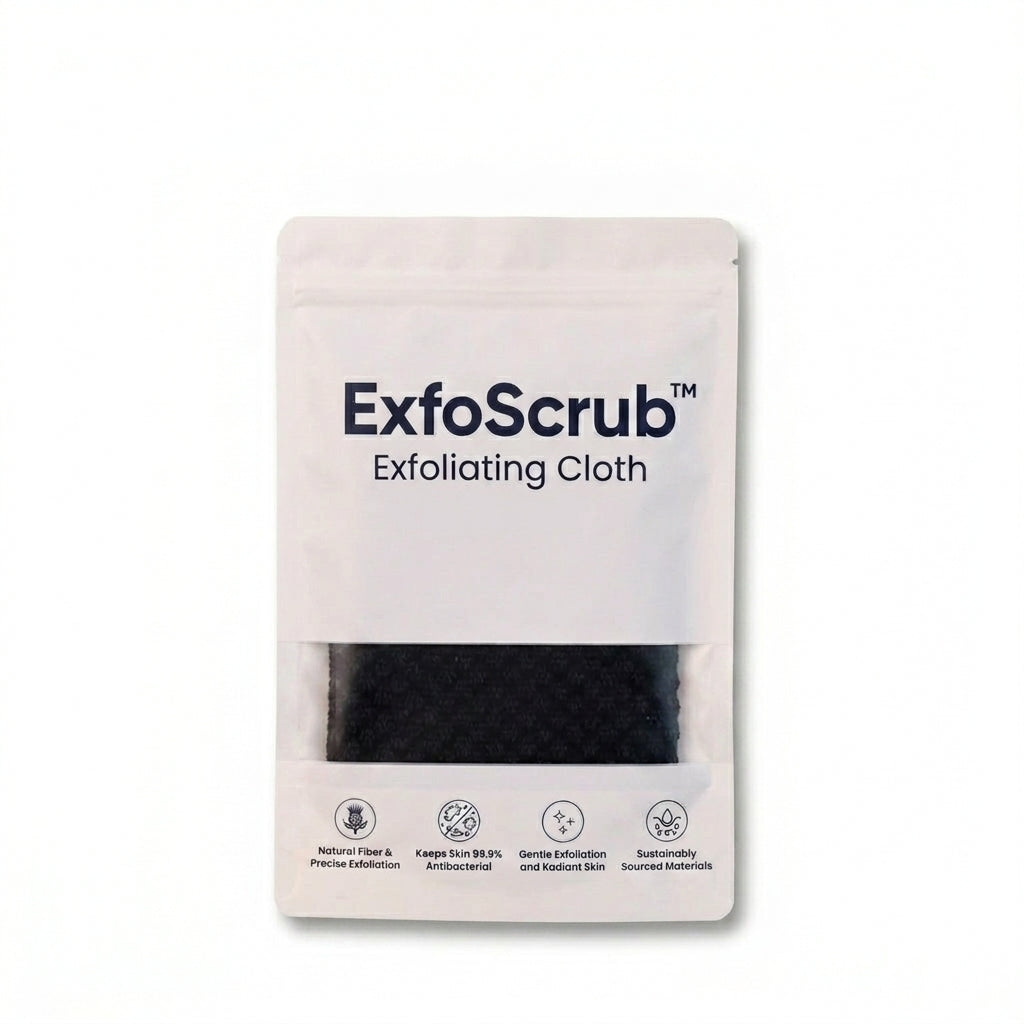 2+1 GRATIS | ExfoScrub™ | Exfolierender Bambusfaser-Reinigungshandschuh