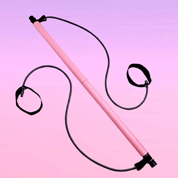 PowerSculpt Pro — Tragbares Pilates-Bar-Set mit Widerstandsbändern