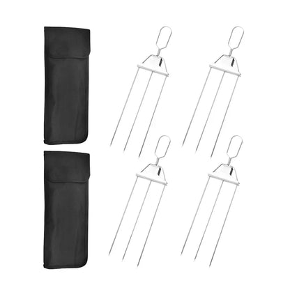 BlazeTrio Spieße — BBQ-Spieß-Set aus Edelstahl