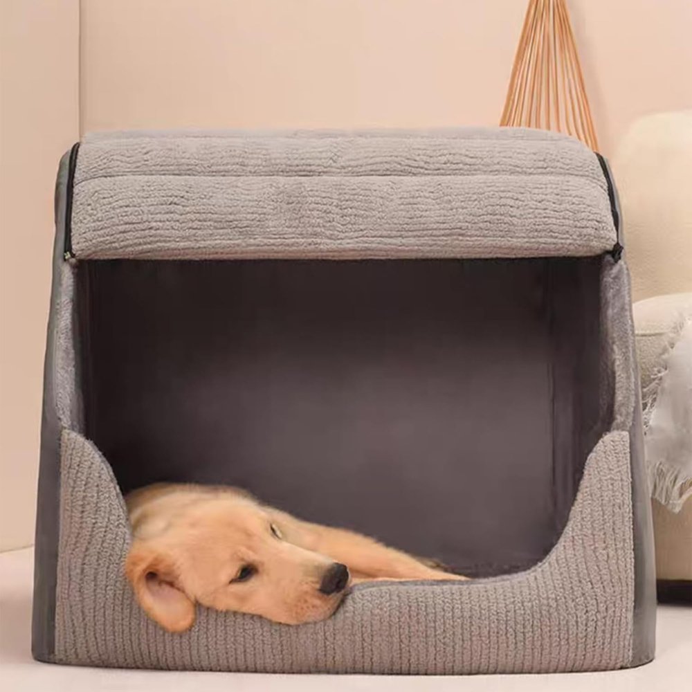 SnuggleHome™ | Warme Haustierhöhle für Hunde & Katzen