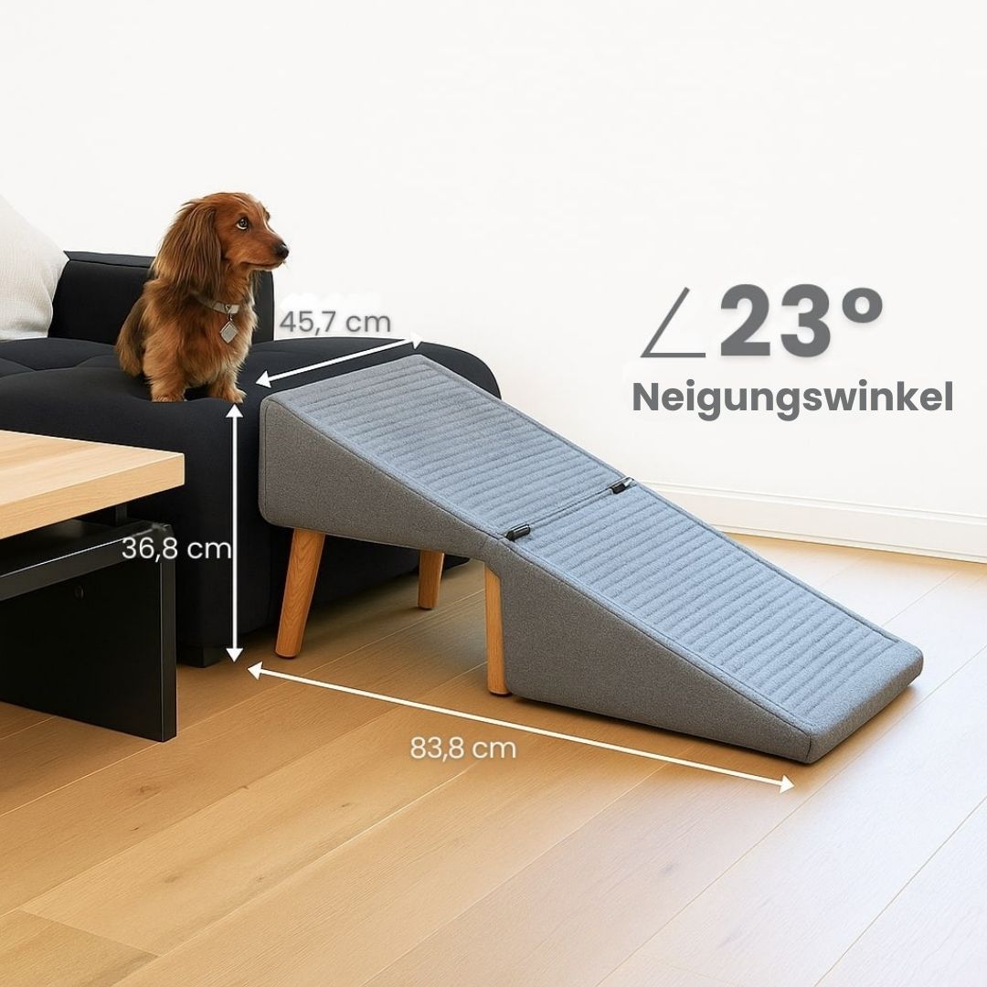 SofaFreund™ | Hundetreppe für Bett & Sofa | Hunderampe & Hocker in einem