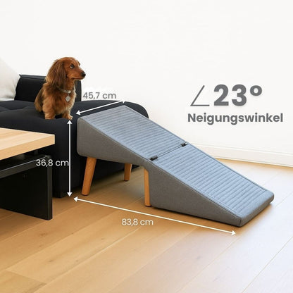 SofaFreund™ | Hundetreppe für Bett & Sofa | Hunderampe & Hocker in einem