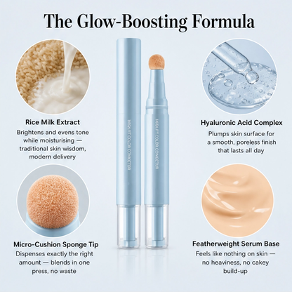 Luméa – Feuchtigkeitsspendender, faltenfreier Concealer- & Puder-Stift + 1+1 GRATIS