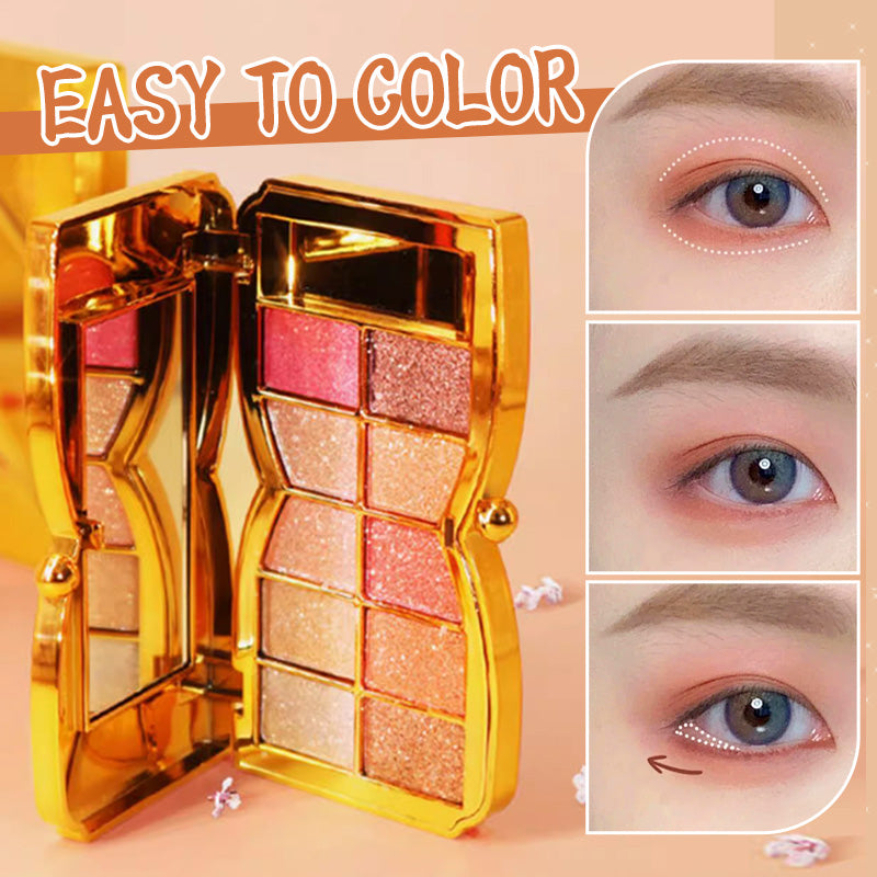 Your Beauty Diary – 10‑Farb-Glitzer-Lidschattenpalette mit leicht verblendbaren Nuancen