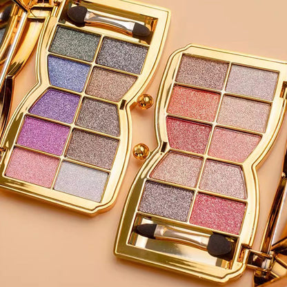 Your Beauty Diary – 10‑Farb-Glitzer-Lidschattenpalette mit leicht verblendbaren Nuancen