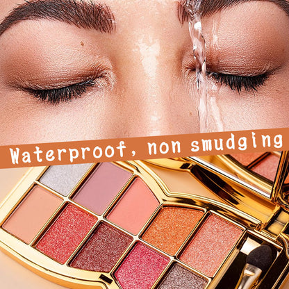 Your Beauty Diary – 10‑Farb-Glitzer-Lidschattenpalette mit leicht verblendbaren Nuancen