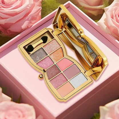 Your Beauty Diary – 10‑Farb-Glitzer-Lidschattenpalette mit leicht verblendbaren Nuancen
