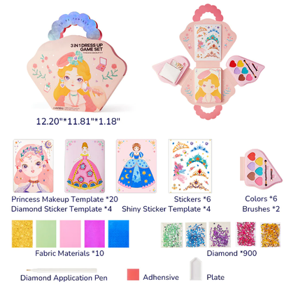 FantasyPrincess – 3-in-1 Prinzessinnen-Spielset