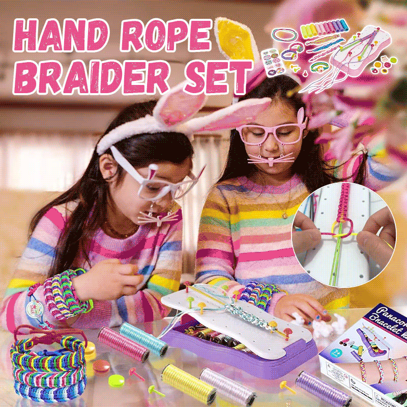KreatiKnit – DIY Handseil Flechtset