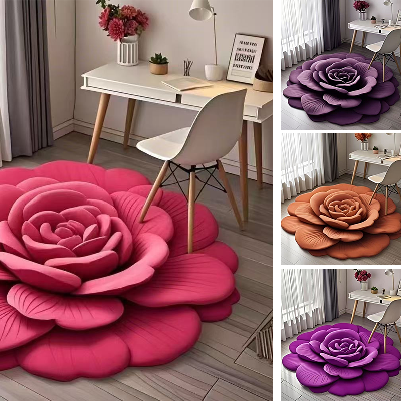 BloomMat | Elegante Blumenbodenmatte – Wählen Sie zwischen weichem Plüsch oder schnell trocknender Diatomit-Oberfläche