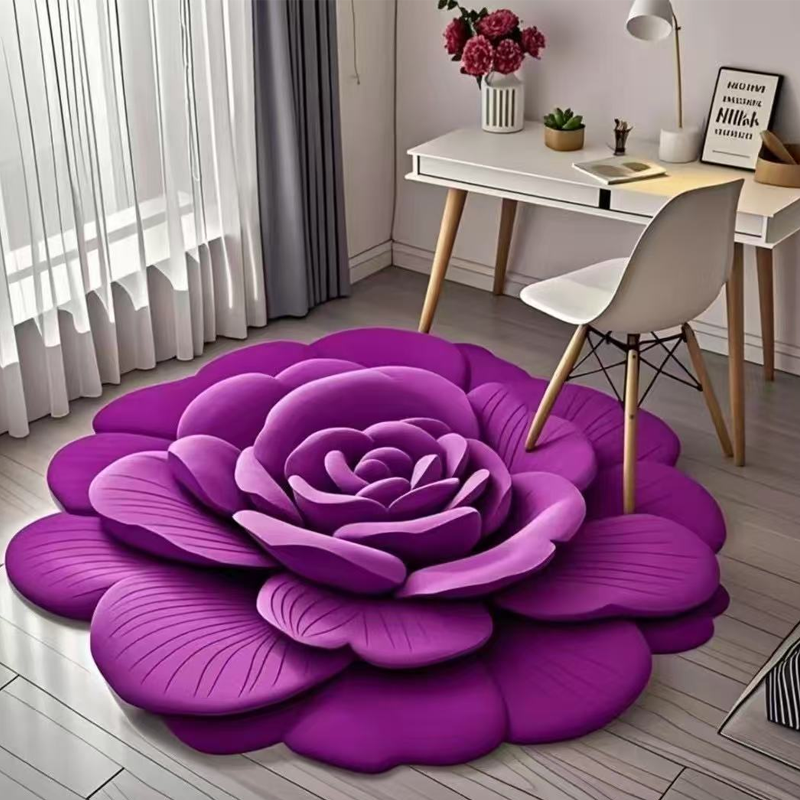 BloomMat | Elegante Blumenbodenmatte – Wählen Sie zwischen weichem Plüsch oder schnell trocknender Diatomit-Oberfläche