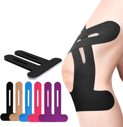 FlexiKnee – Kinesiologie-Tape für Stabilität (6 Stück) | 50% RABATT