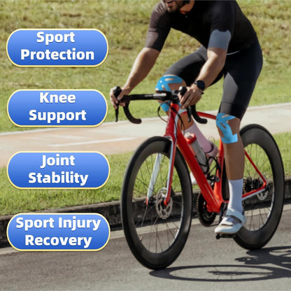 FlexiKnee – Kinesiologie-Tape für Stabilität (6 Stück) | 50% RABATT