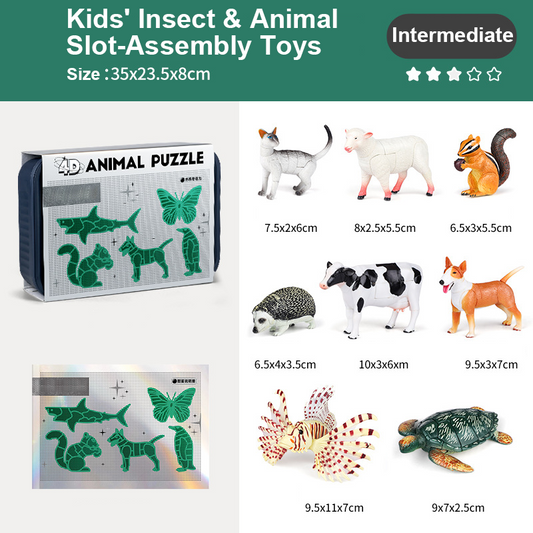 Insekten- und Tier-Steckspielzeug für Kinder