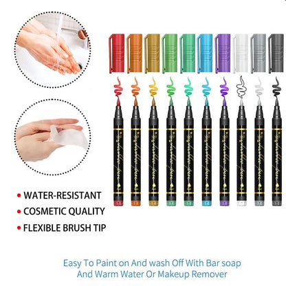 InkJoy – Temporäre Tattoo Marker Set | 50% RABATT