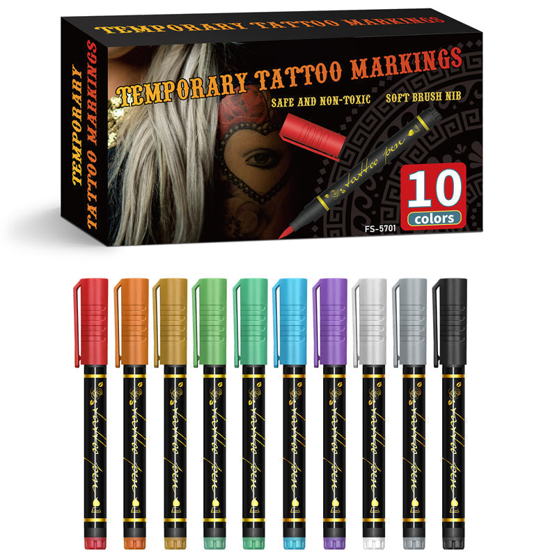 InkJoy – Temporäre Tattoo Marker Set | 50% RABATT