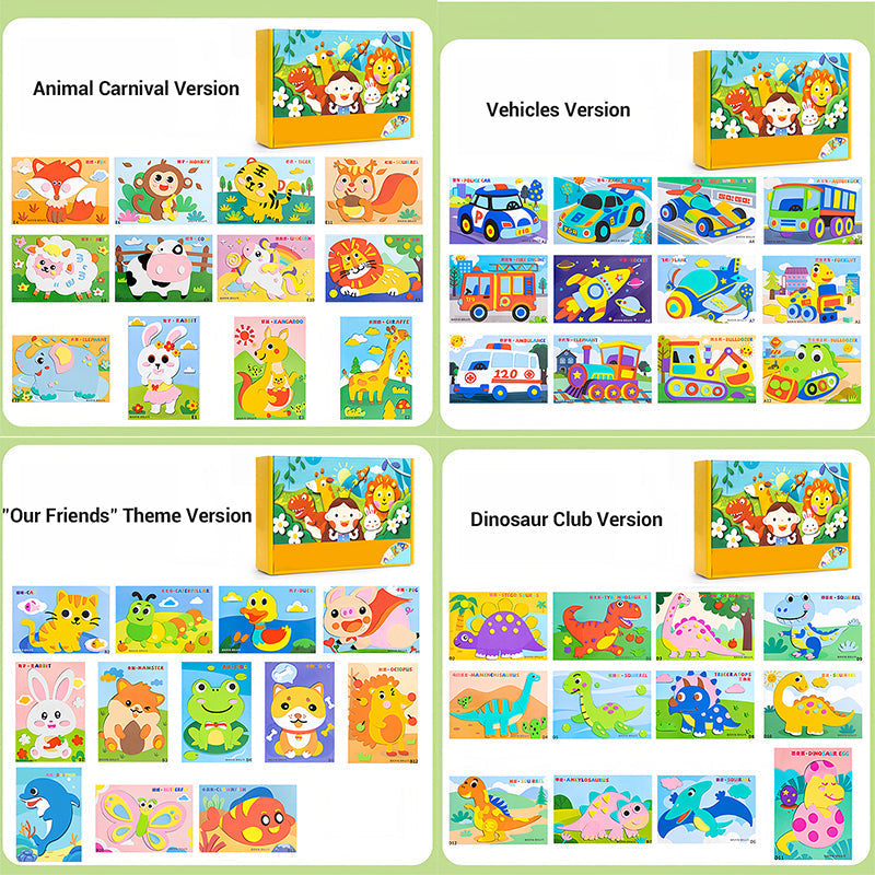 CraftyKids – DIY 3D EVA Bastelsticker