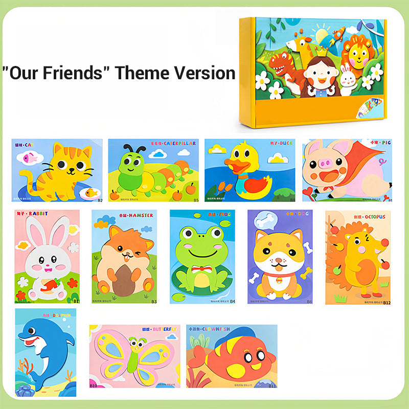 CraftyKids – DIY 3D EVA Bastelsticker