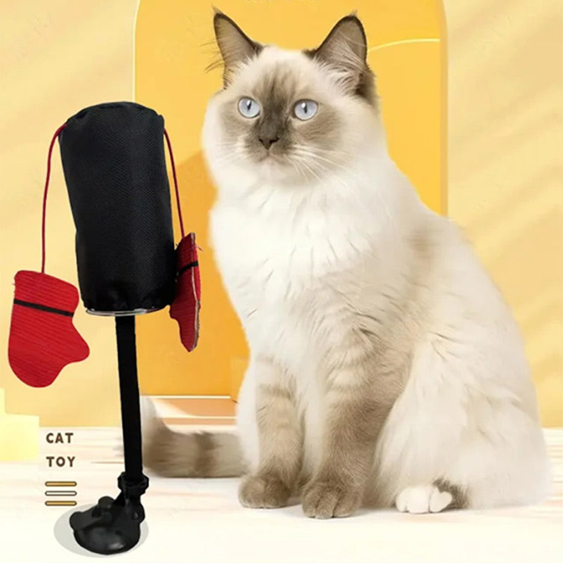 PawPlay – Interaktiver Boxsack für Katzen