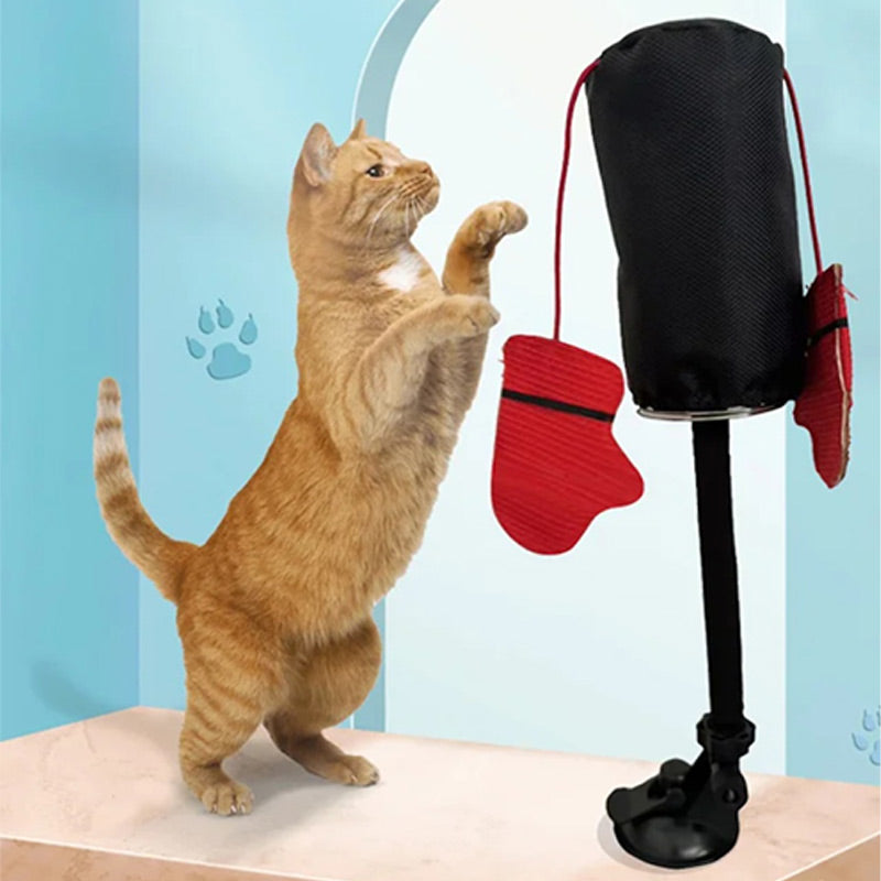 PawPlay – Interaktiver Boxsack für Katzen