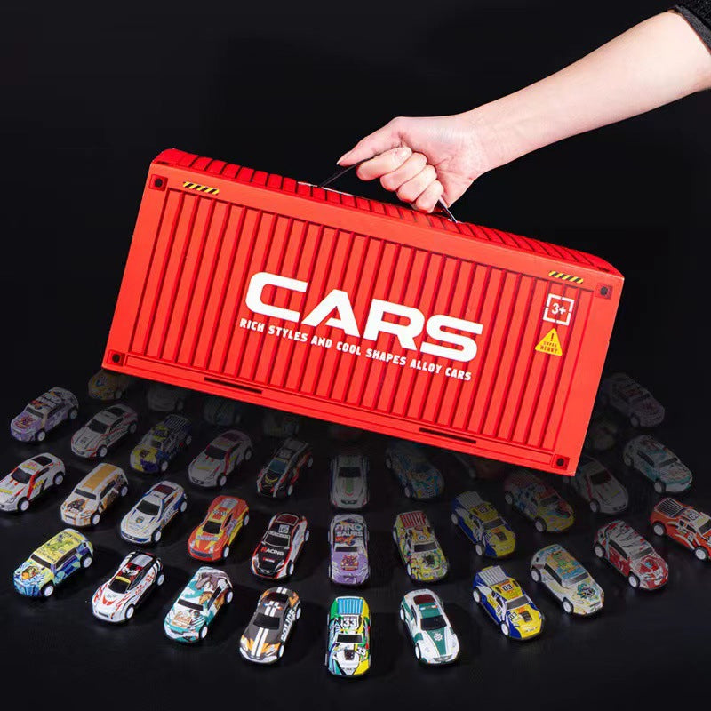 TurboGarage – 48 Mini Rückzieh-Autos