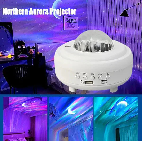 AuroraBeam – Magischer Nordlicht-Projektor | 50% RABATT