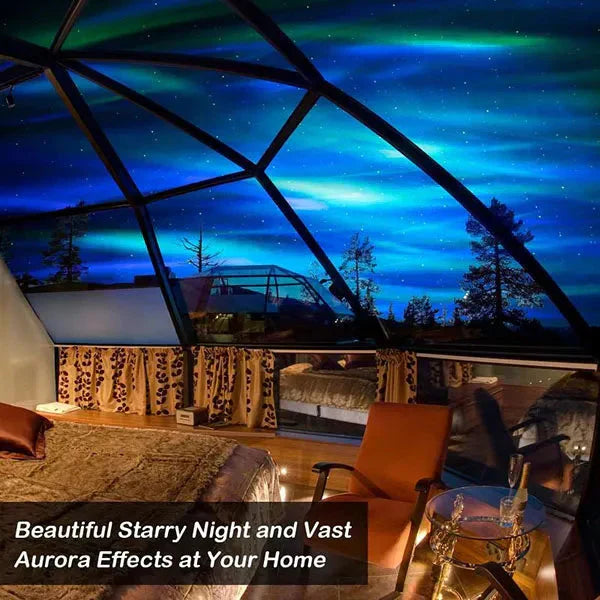 AuroraBeam – Magischer Nordlicht-Projektor | 50% RABATT