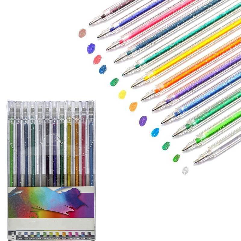 GleamArt – Nachhaltige Glitzer-Gelstifte 18 Stück | 50% RABATT