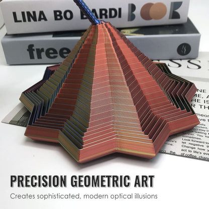 LumiSpire - Geometrischer Helix-Turm | 1+1 GRATIS